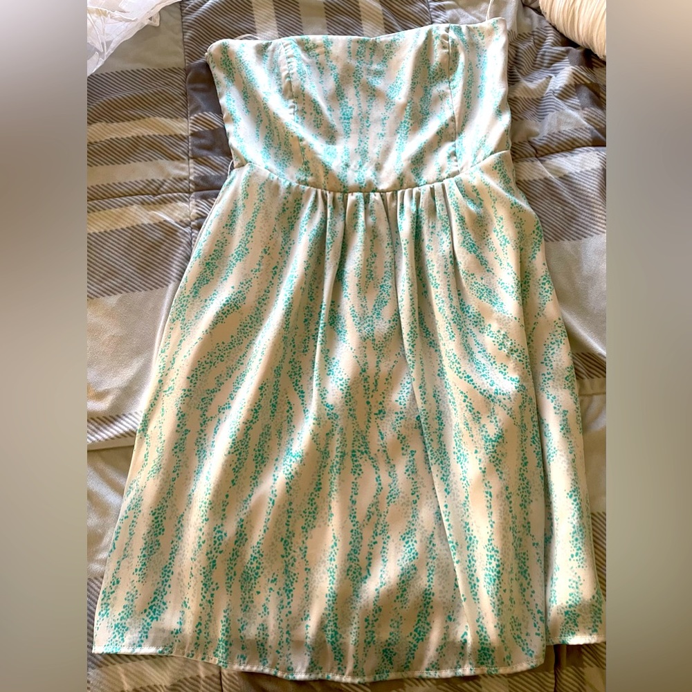 Mango size M strapless dress